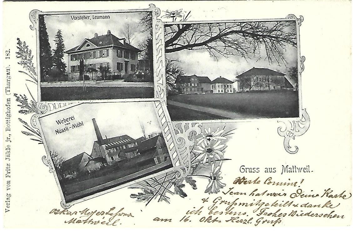 Cartoline postali: Gruss aus Matweil TG 3-teilig – Usato da Wetzikon ZH venduto da Brulu100