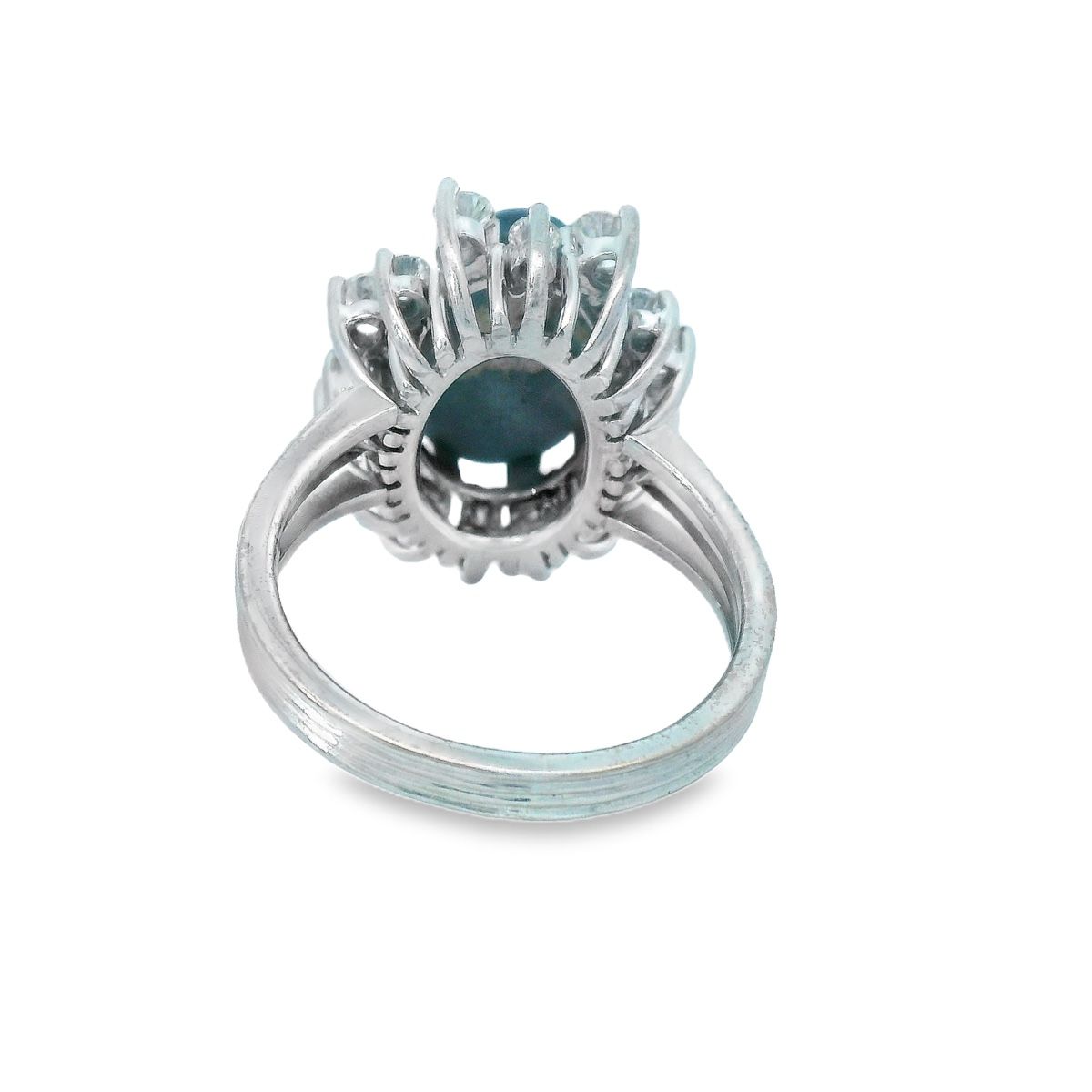 Anelli: Spektakulärer Opal-Diamantring in 18k Gold, Rotfeuer – Usato da Embrach venduto da estzeh1 5