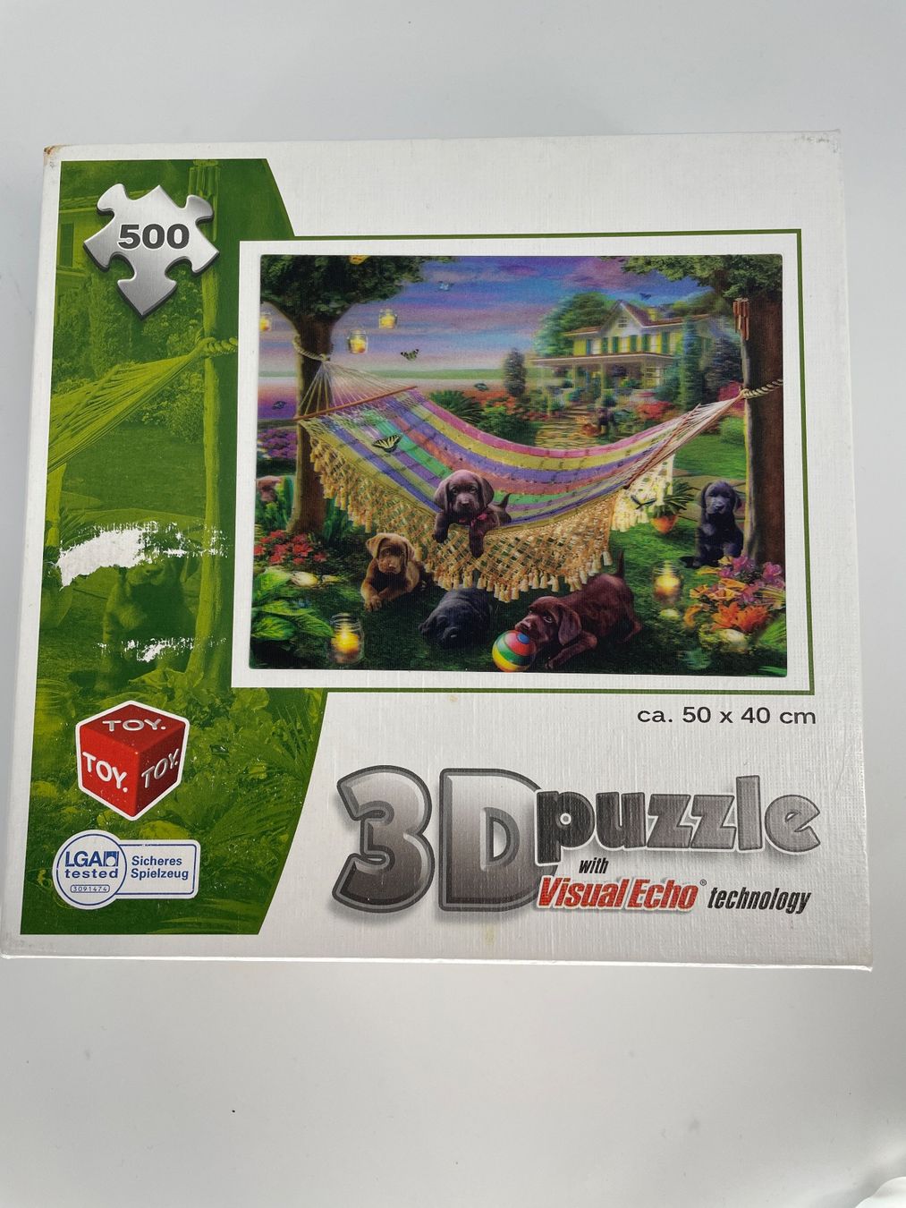 Puzzle: 3D Puzzle mit Welpen Motiv, 500 Teile – Usato da Auenstein venduto da moin.
