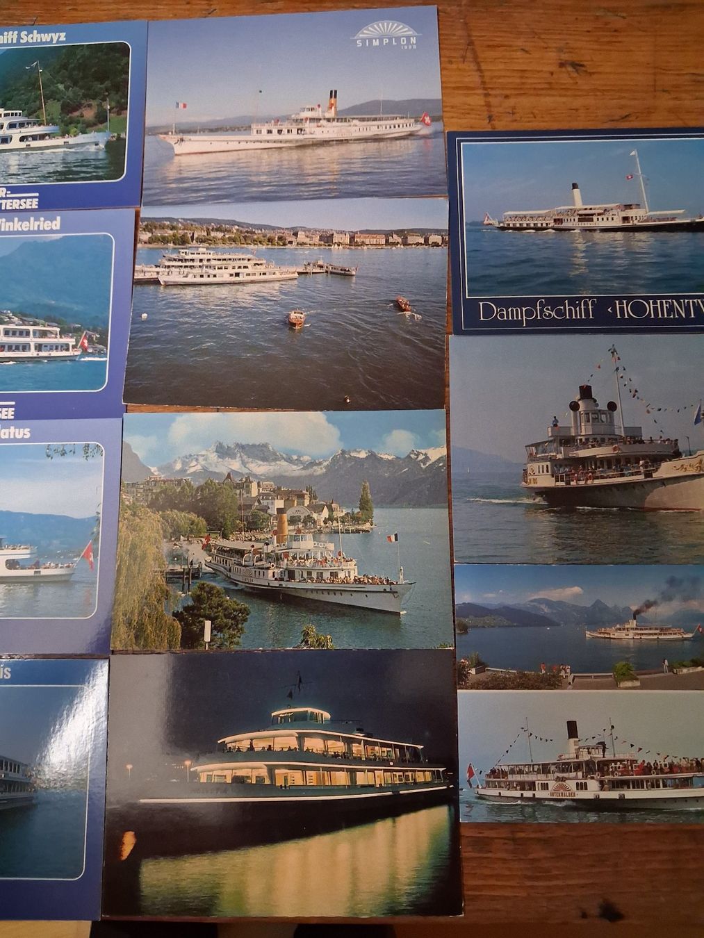 Cartes postales: 11 Postkarten Schweizer Schiffe – D'occasion à Zürich par rald 1