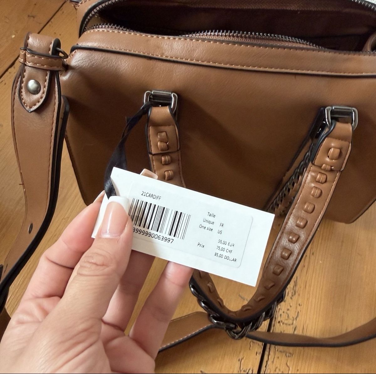 Borse da donna: Braune Handtasche / Neu – Nuovo e nell'imballaggio originale da Zeiningen venduto da leaseraina 1