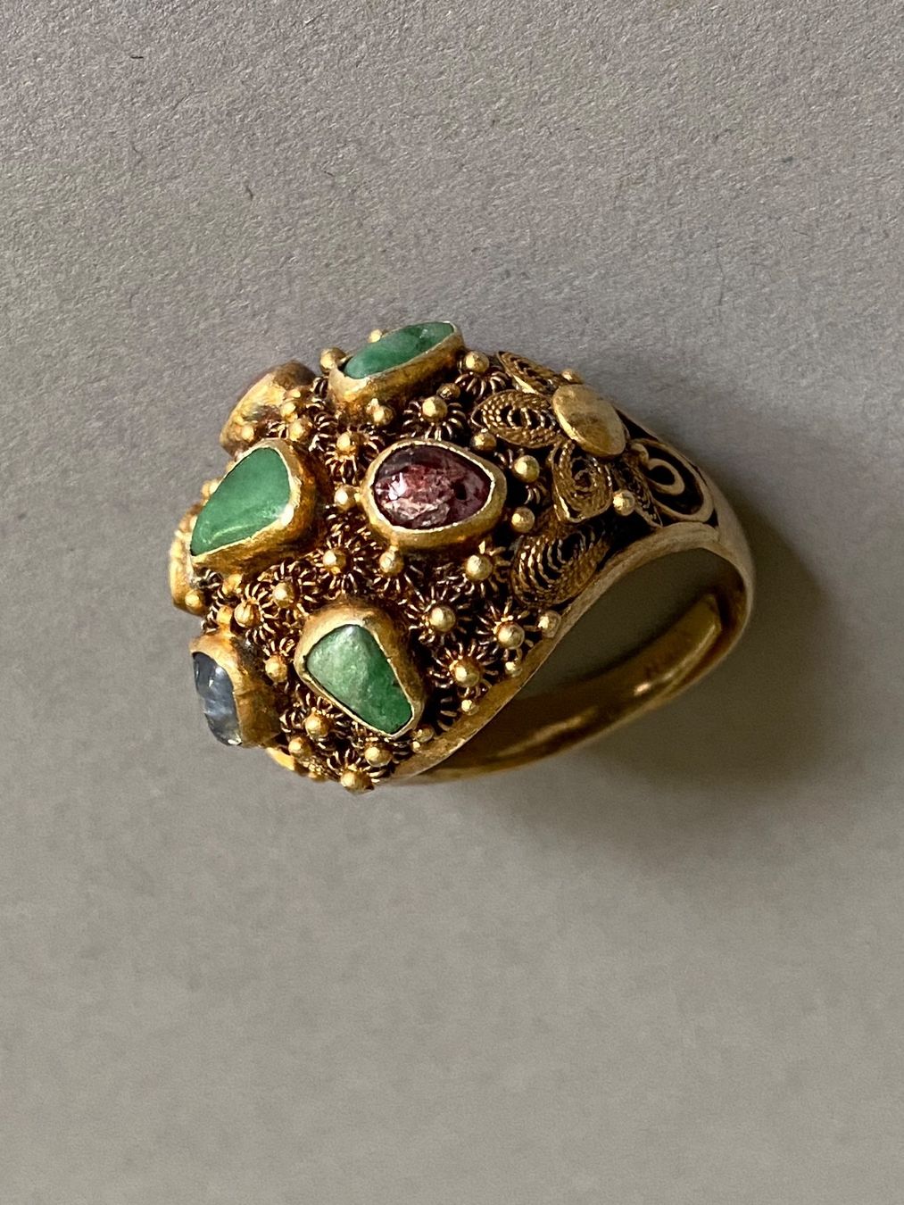 Anelli: RING **JADE/SAPHIR/GRANAT** – Nuovo (secondo la descrizione) da Basel venduto da shorthills_2013