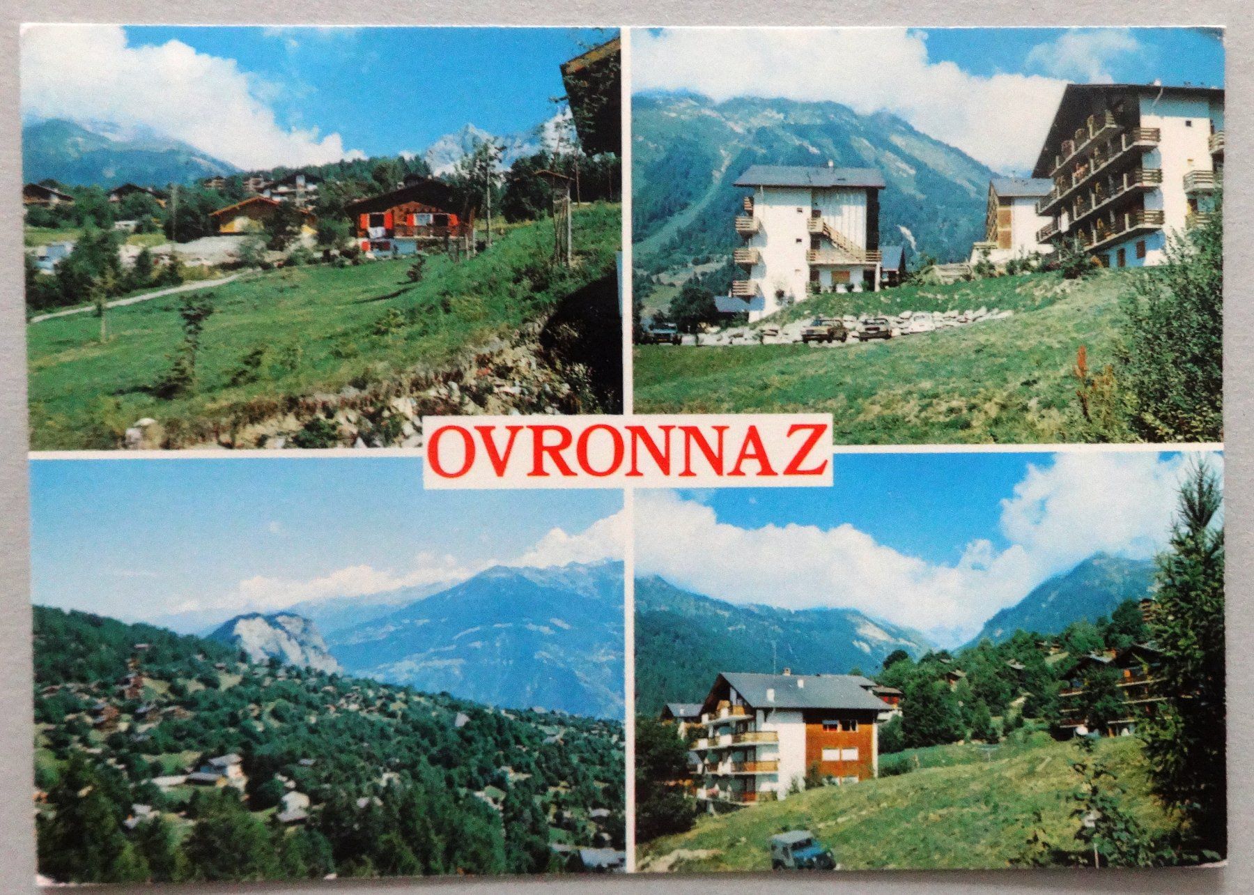Cartoline postali: Ovronnaz, alt. 1400 m, Valais – Usato da Fétigny venduto da Billy2miny