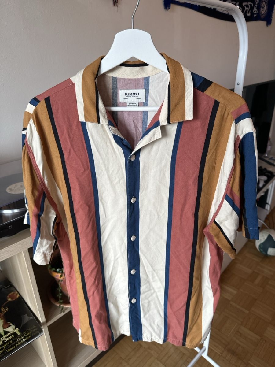 Pull&Bear Camicie: Pull&Bear Hemd, Grösse S, Kurzarm, Gestreift, Top Zustand! – Usato da Bern venduto da fel_68c8