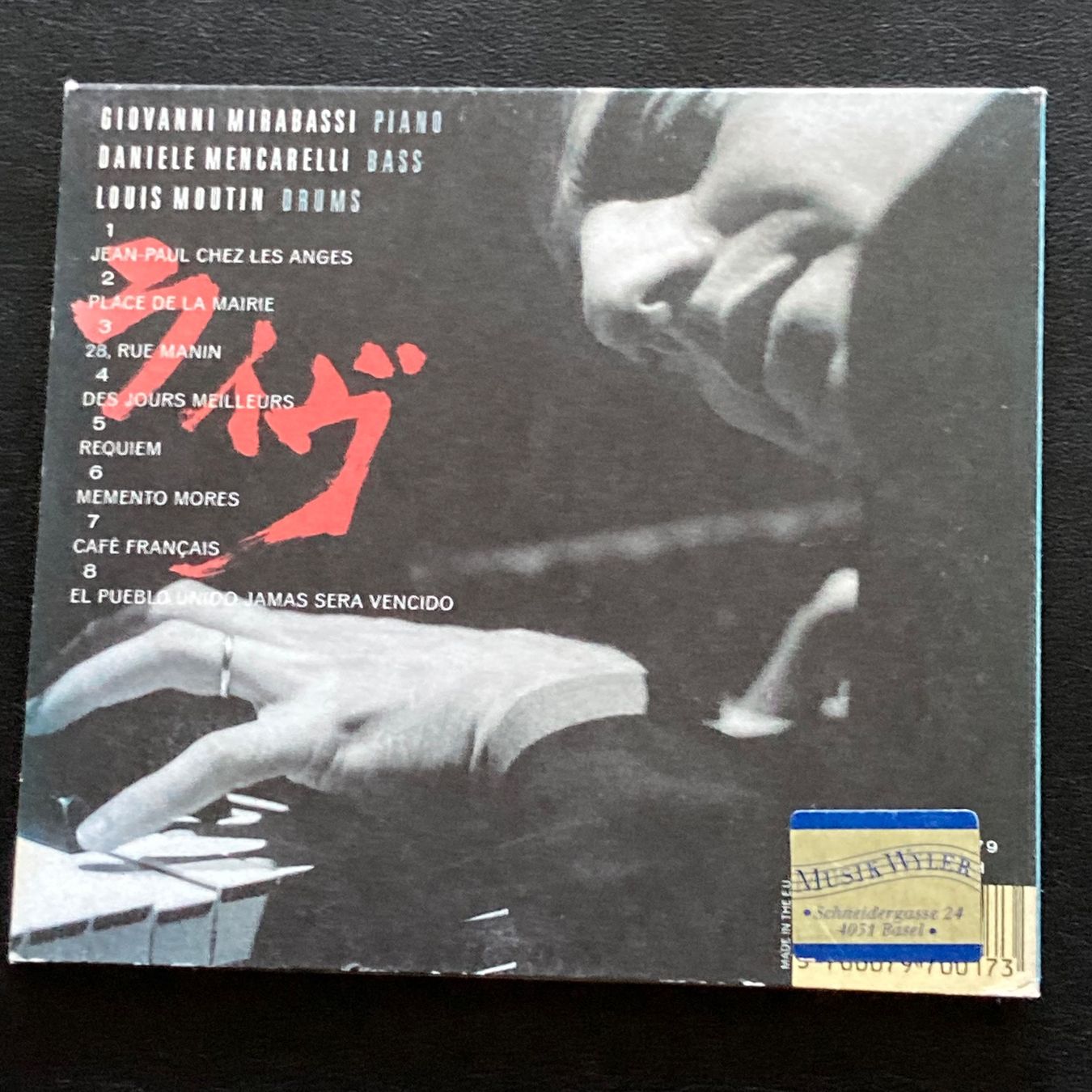 CDs: Giovanni Mirabassi - Dal Vivo ! – D'occasion à Bern par Ntsamina 1