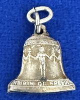 **Anhänger Glocke "Birth of Freedom" Silber in Top**