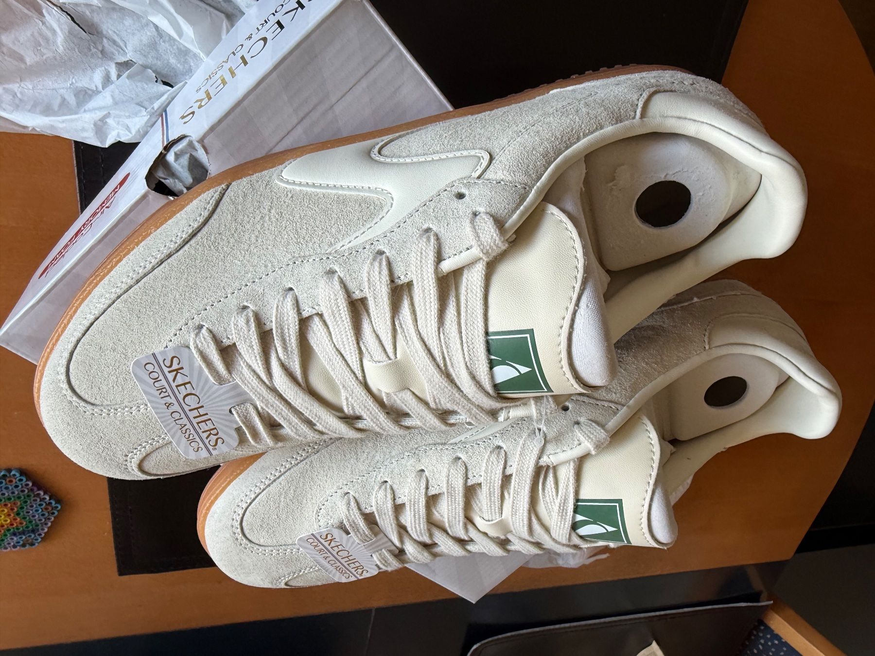 Skechers Herrenschuhe: Skechers Sneakers Leder – Neu und originalverpackt aus Muttenz von claudia19111