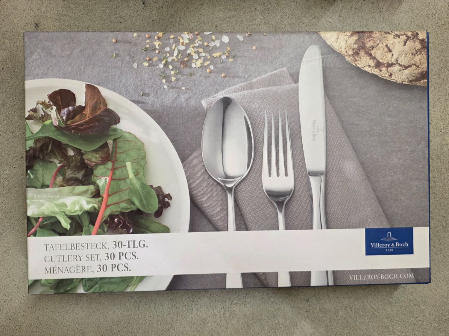 Villeroy & Boch Set di posate: Villeroy & Boch, Tafelbesteck, 30-teilig – Nuovo e nell'imballaggio originale da Bern venduto da lie_59ln 1
