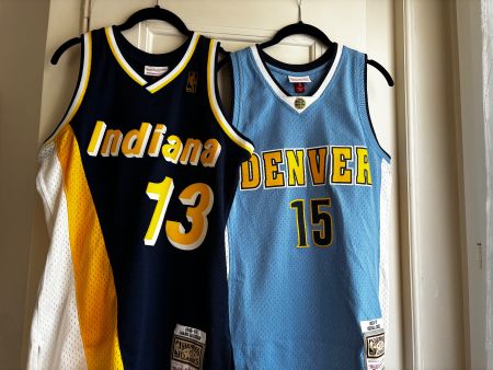 Maillots NBA Pacers & Nuggets Mitchell and Ness (S)