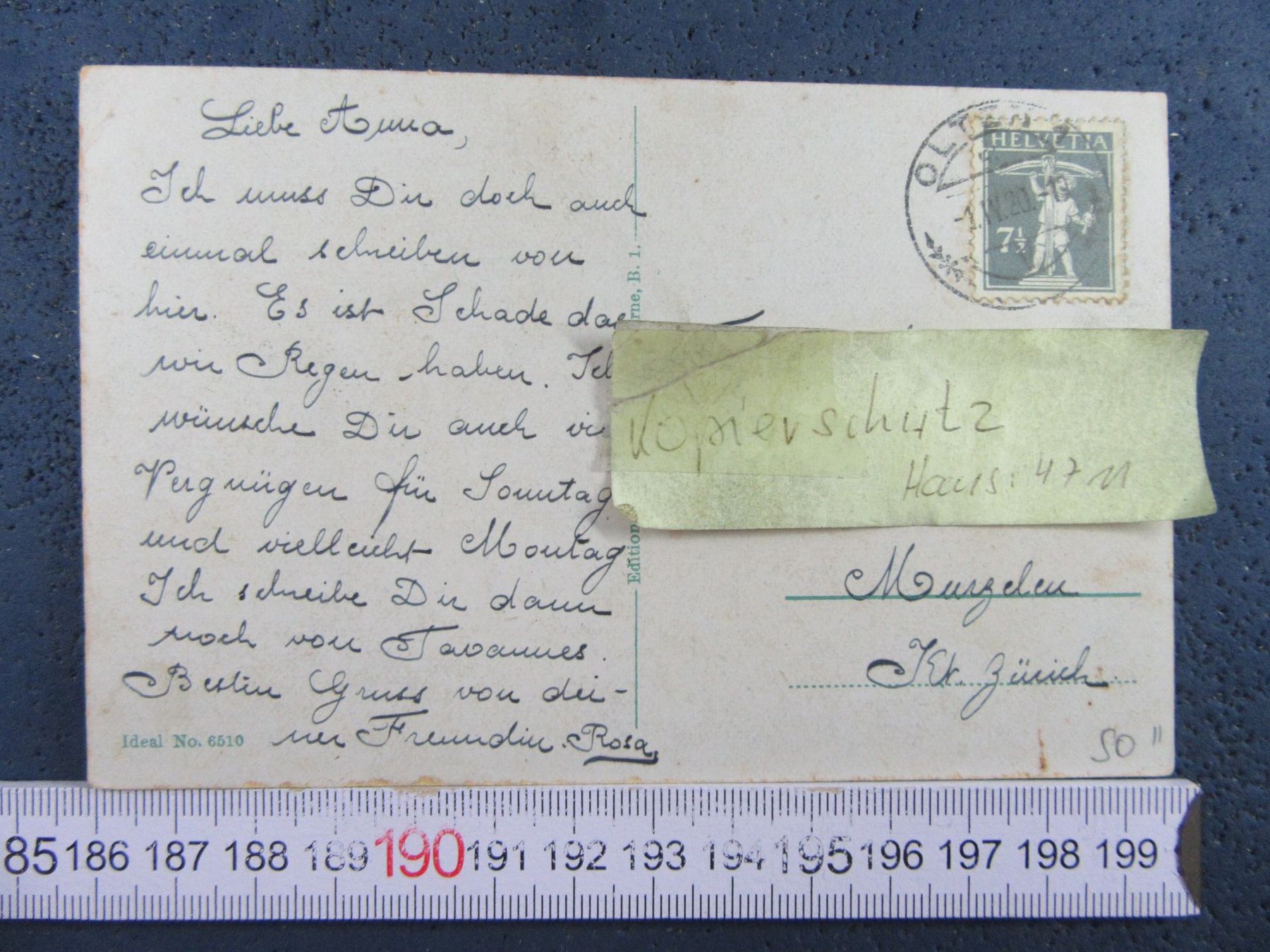 Ansichtskarten: OLTEN SO AK 1920 GENERALANSICHT – Gebraucht aus Ettingen von Hausi4711 1