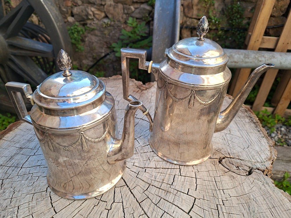 Caraffe: Servizio teiera argento, Wilkens & Söhne – Usato da Carona venduto da ram_qh7v