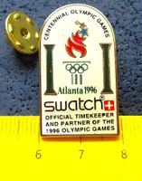 OLYMPIA PIN SWATCH SWISS OFF. TIMEKEEPER