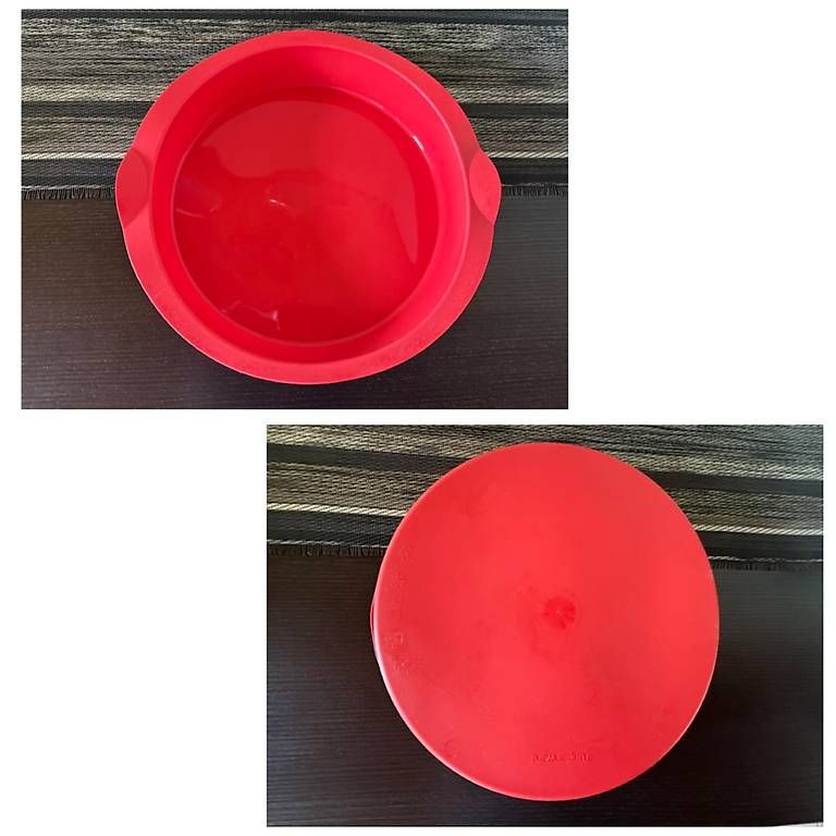 Moules à gâteaux: TUPPERWARE - SILIKON - TORTENFORM - D: 25 cm / H: 5 cm – D'occasion à Nottwil par Romy80 2
