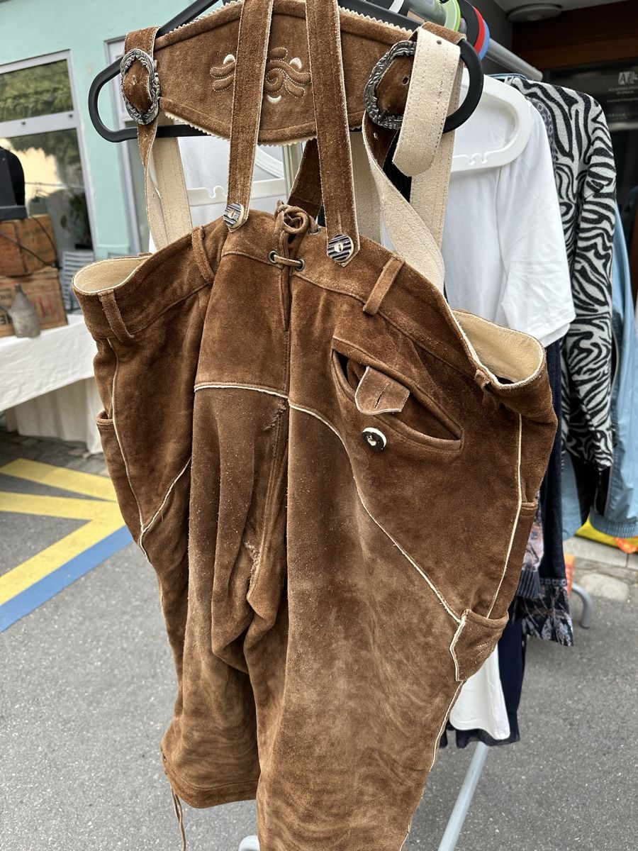 Pantaloni: Lederhosen echtes Leder Gr. 54 – Usato da Birr venduto da Aussicht0 2
