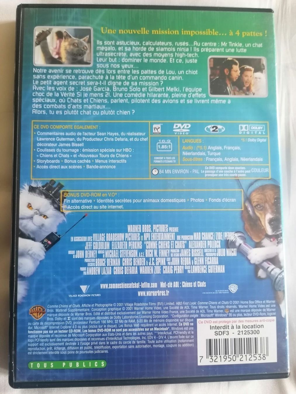 Alle DVDs: Comme chiens et chats – Gebraucht aus Porrentruy von Olifante 1