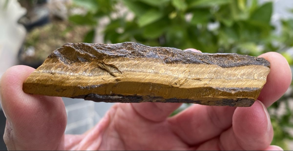 Minerali & Pietre curative: Schönes Stück Tigerauge  – Usato da Selzach venduto da 321compac 5