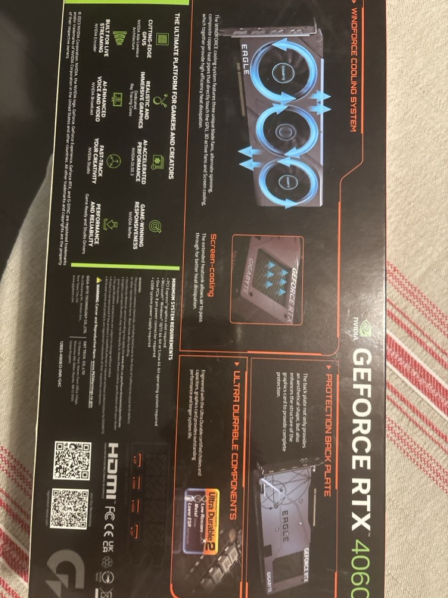 Nvidia Schede grafiche: Gigabyte RTX 4060 8GB – Usato da Knonau venduto da Pittpaddy1 3