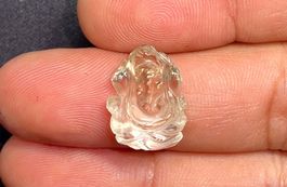 Ganesha-Figur aus hellgelbem Citrin