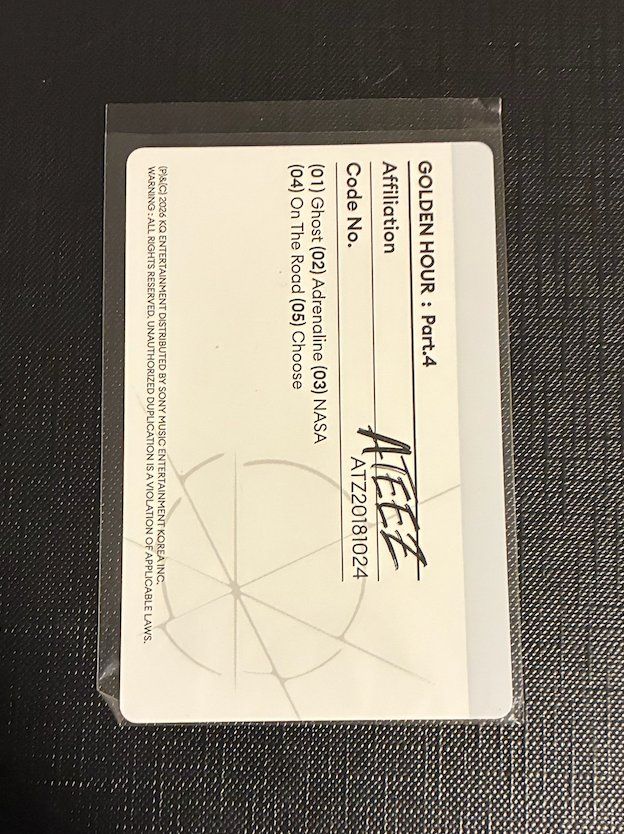 Carte collezionabili: ATEEZ - Yunho – Usato da Uster venduto da ali_mp6n 1