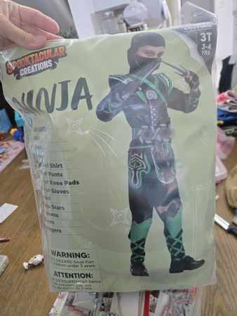 Ninja Kostüm Spooktacular Creations Grösse 3T neu