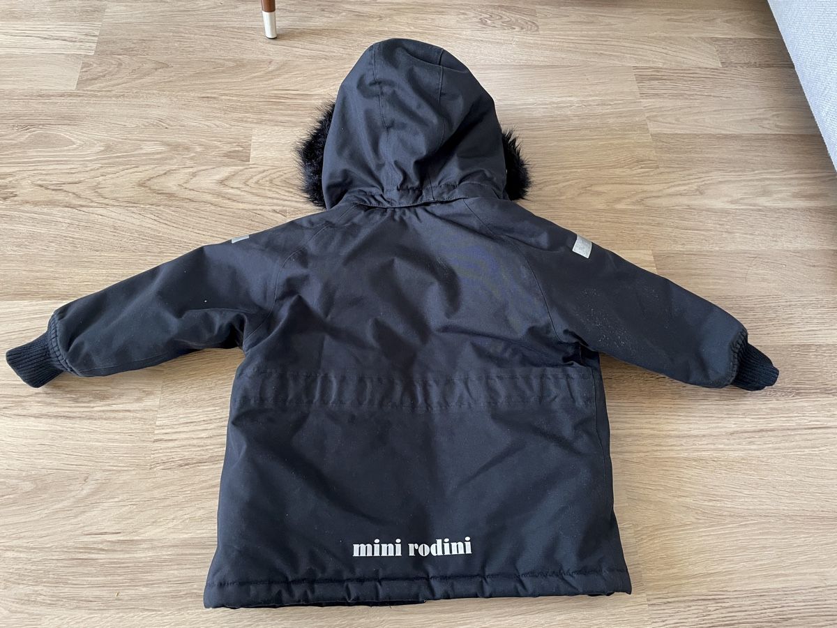 Mini Rodini Giacche & Cappotti: Mini Rodini | Winterparka | Schwarz | Gr. 80/86 – Usato da Zürich venduto da samira12382 1