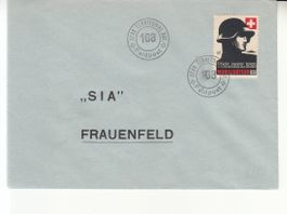 Territorial-Truppen Wi 168 auf Brief