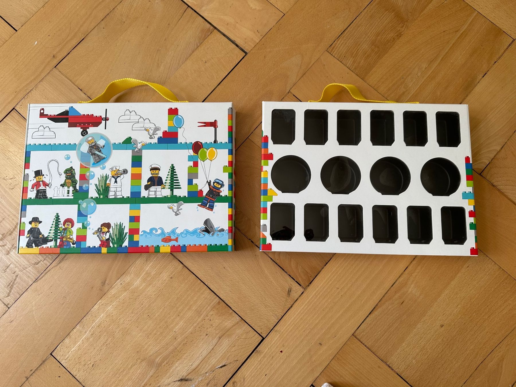 Lego Giocattoli: Original LEGO Minifiguren-Koffer – Usato da Zürich venduto da SpieleKiste25