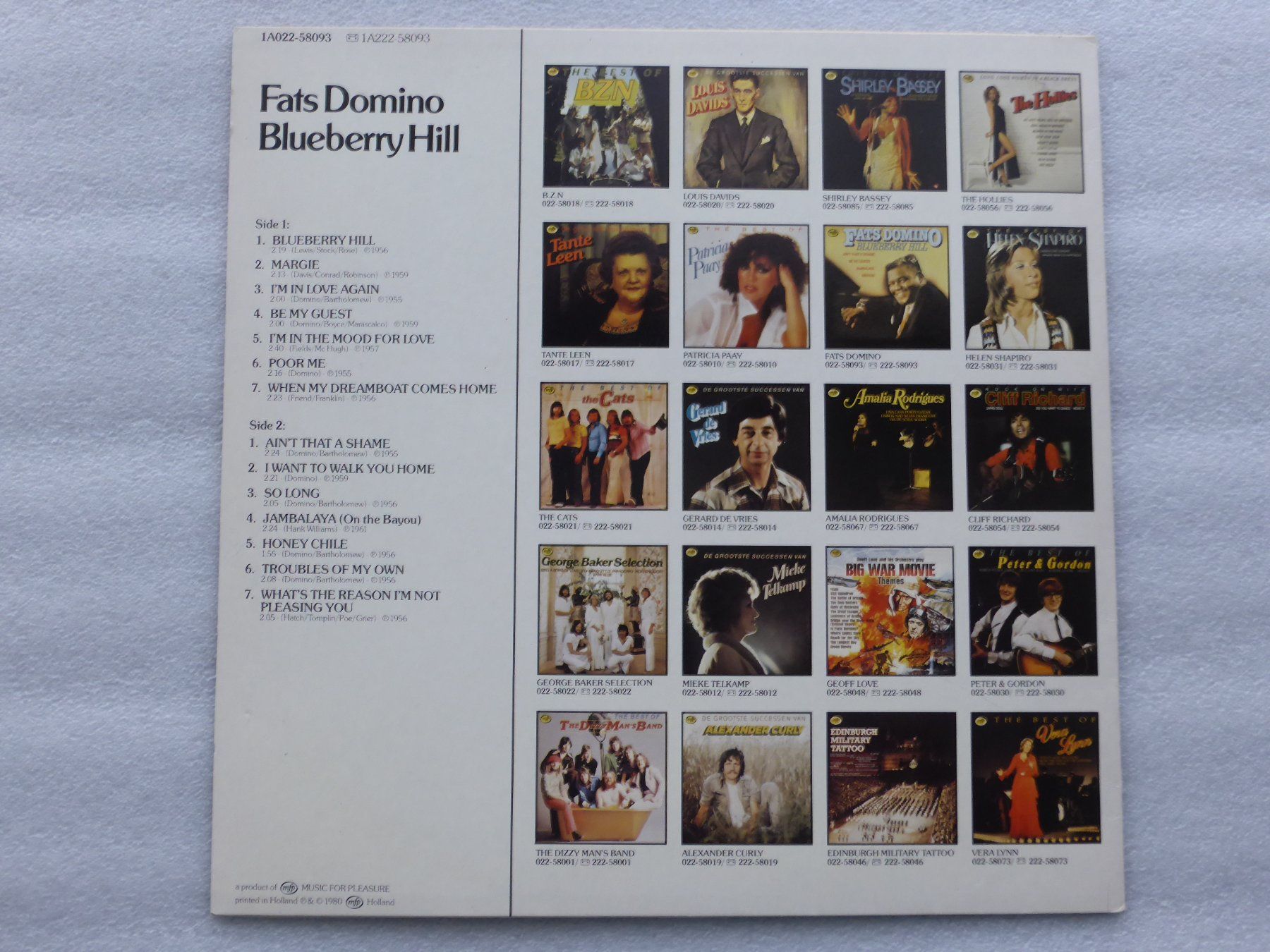 Dischi in vinile: VINYL  LP  FATS DOMINO – Usato da Küssnacht am Rigi venduto da Sunnestrahl 3
