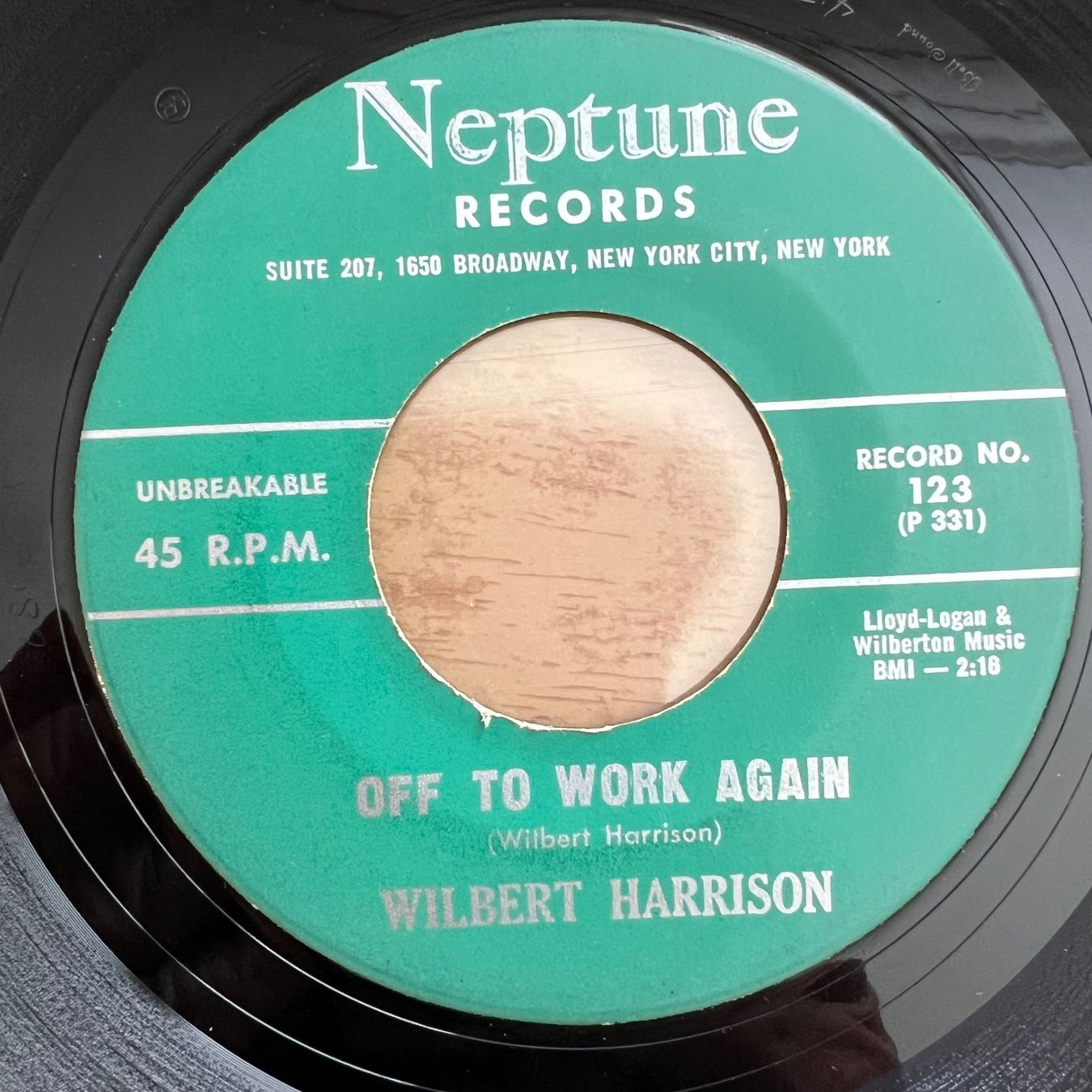 Dischi in vinile: Wilbert Harrison - Off To Work Again / 1. US-Press. 1961 – Usato da Gais venduto da soundcave57