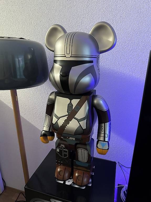 Medicom Toy Statuette: Be@rbrick 1000% Star Wars Mandolorian – Nuovo e nell'imballaggio originale da Luzern venduto da YvesX