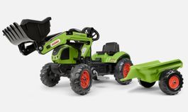 Trettraktor Tretbaggerlader mit Anhänger