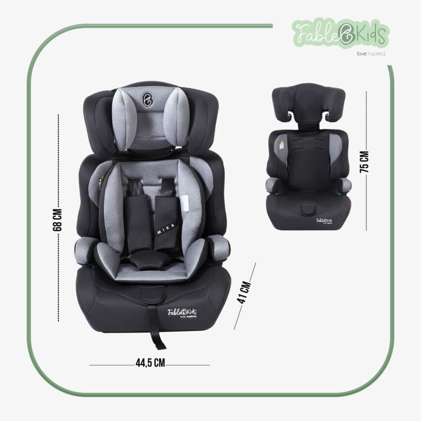 Seggiolini per auto: FableKids Autokindersitz MIKA i-Size Grau – Nuovo (secondo la descrizione) da Nebikon venduto da warendiscount 3