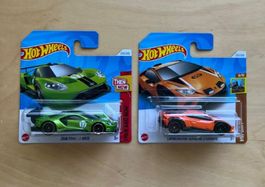 HotWheels, 2016 Ford GT Race, Lamborghini Huracan Sterrato