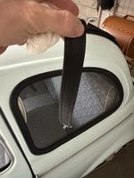 Fiat 500 D Spannriemen Verdeck-Halteband, Gummi für Faltdach