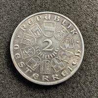 2 Schilling Silber Österreich 1928