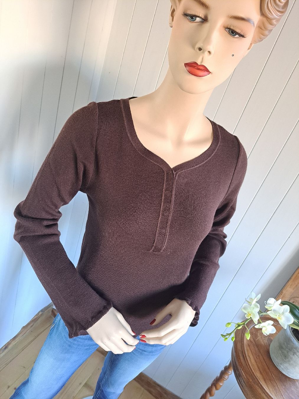 Stefanel Maglioni & Felpe: STEFANEL Feinstrickpullover Pullover Pulli Feinripp L – Usato da Mollis venduto da Fauchi99 7