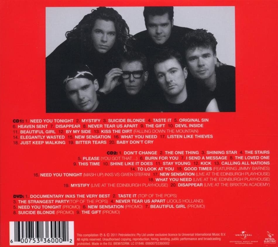 CD: INXS - The Very Best (2 CDs + DVD) – Nuovo e nell'imballaggio originale da Baden venduto da lattemiele 1