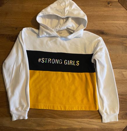 Hoodie von c&a STRONG GIRLS, 146/152cm, Baumwolle