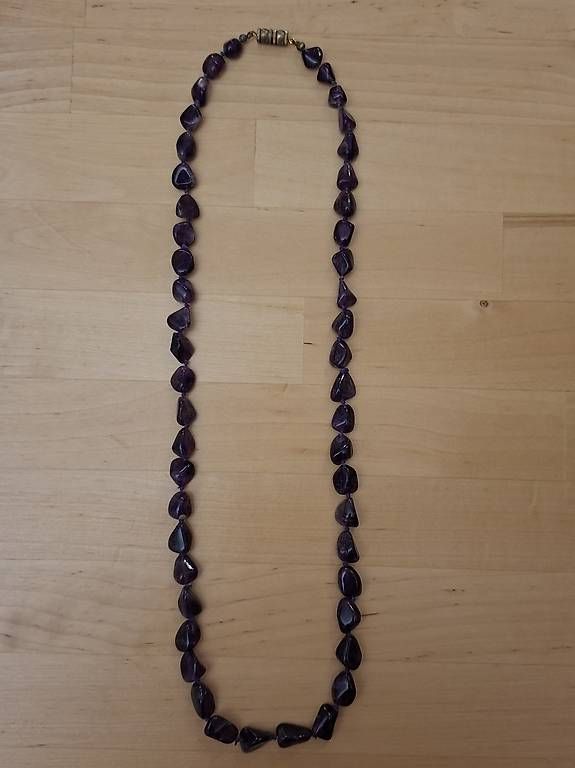 Catenine: Lange Halskette aus Amethyst – Usato da Wabern venduto da amo_pp26 1