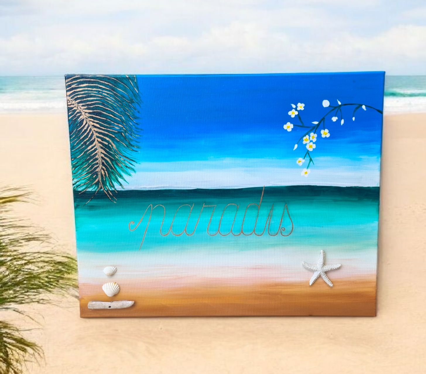 Dipinti: Tableau acrylique "PARADIS" Unique(Peint Main)Retrait – Nuovo e nell'imballaggio originale da Etoy venduto da MyStyleMyMode 7