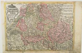 Kupferstichkarte der Schweiz von Probst