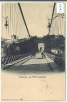 Fribourg - Le Pont suspendu - animee