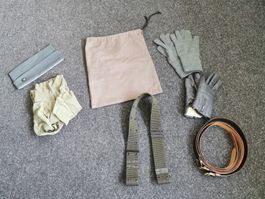 Armee Militär Material Gürtel Schnitz