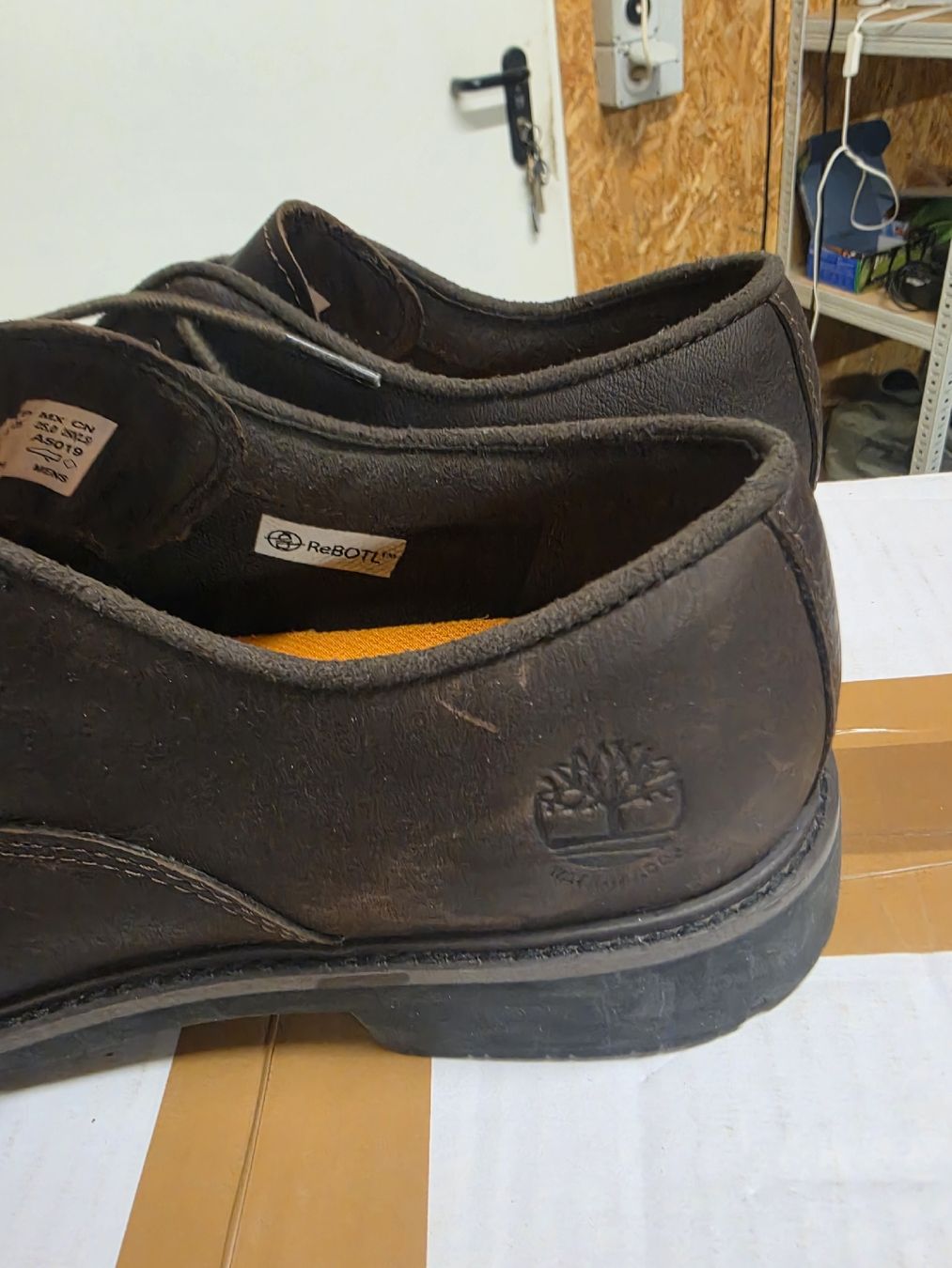 Timberland Scarpe da uomo: Timberland Schuhe braun Leder Gr. 40. – Nuovo (secondo la descrizione) da Ebikon venduto da bagija 1