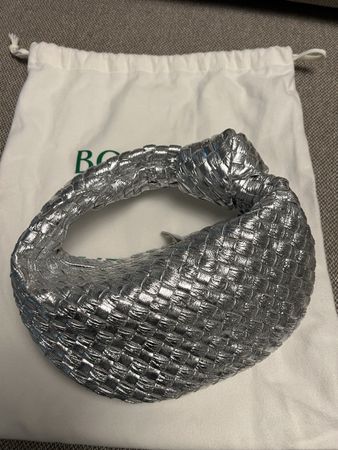 Bottega Veneta Mini Jodie Bag Silber -Neu!