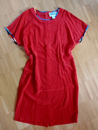Robe vintage 100% soie - Taille M/L