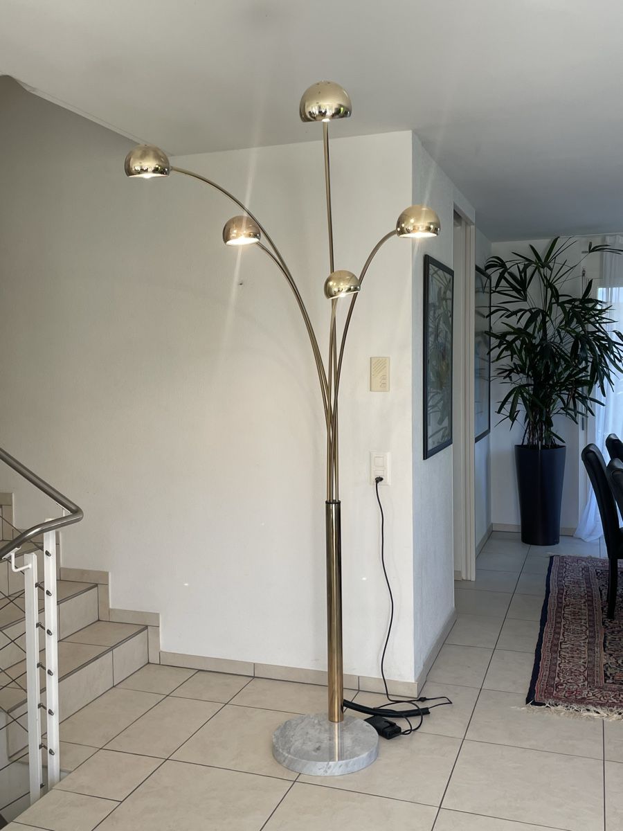 Guzzini Lampen: Arc Stehlampe von Harvey Guzzini – Gebraucht aus Richterswil von Prangins9 8