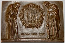GENF, PLAKETTE 1914, CERCLE DES ARTS ET DES LETTRES