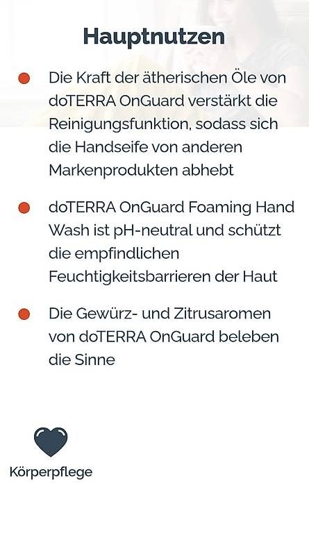 Doterra Doccia: Dõterra On Guard schäumende Handseife – Nuovo e nell'imballaggio originale da Lyss venduto da Infinia 2