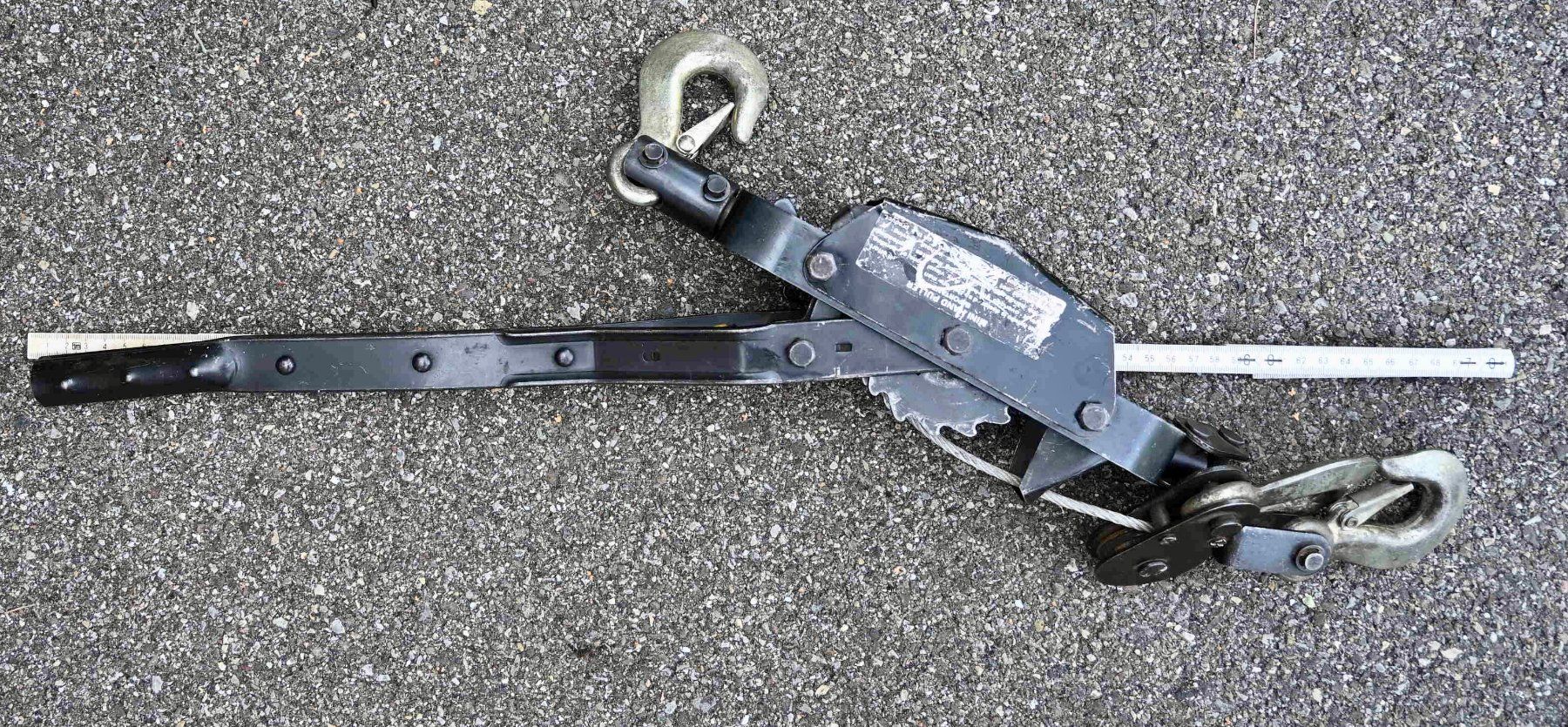 Altro per stoccaggio & trasporto: kompakter Handseilzug / Seilzug-Ratschenzug MINI HAND PULLER – Usato da Pfaffhausen venduto da mono_rec 6